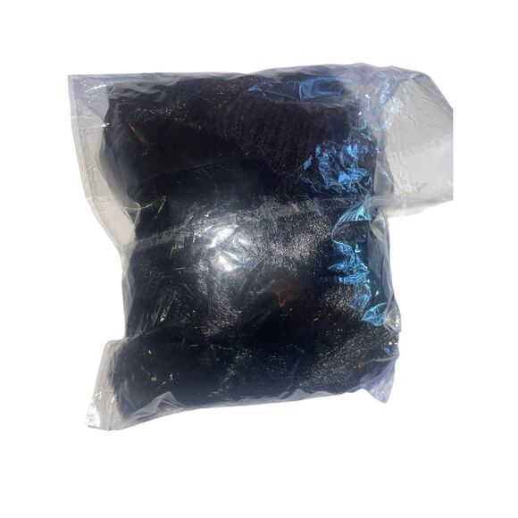 Black Faux Fur Boot Cuffs – Warm Plush Ankle Covers for Winter Boots - Picture 7 of 7